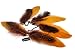 Autumn Harvest Natural Feather Hair Extension, 15