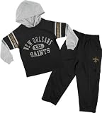 New Orleans Saints Infant Faux Layered Jersey and Pant Set