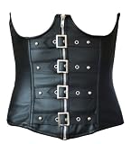Dessous - Leder Korsett und String Set MD1137