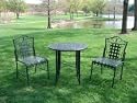 Mandalay Iron Bistro Table and 2 Chairs