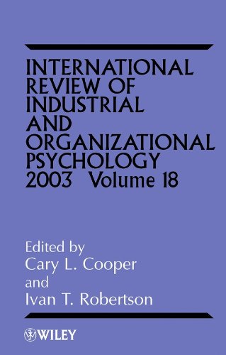 International Review of Industrial and Organizational Psychology, 2003: Volume 18