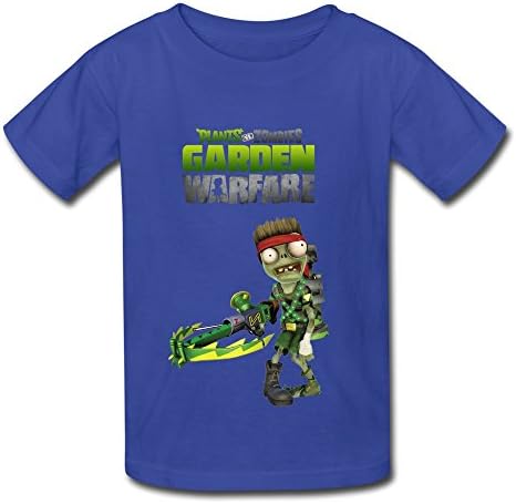 YUMY Youth Plants Vs. Zombies: Garden Warfare Kids Boys And Girls T-Shirt - XL RoyalBlue