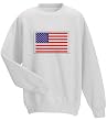 AMERICAN / USA FLAG Adult Sweatshirt (Crewneck) Various Colors