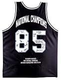 Villanova Wildcats 1985 Team Autographed Blue Jersey w/Embroidery