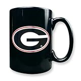 University of Georgia 15oz Black Ceramic Mug