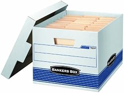 Bankers Box Stor/File Medium-Duty Storage Boxes, Letter/Legal, 12 Pack (00789)