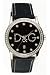 D&G 'Gloria' Stone-Set Black Watch