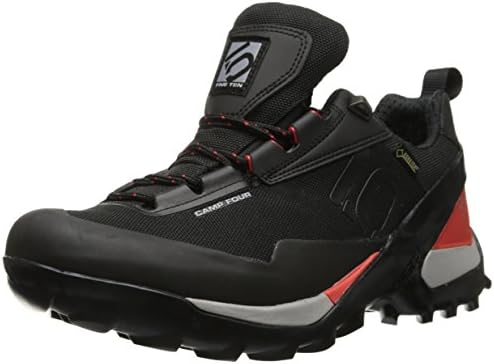 Five Ten Men's Camp Four GTX Hiking Shoe, Black/Red, 10 M US
