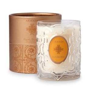 Zodax IG-1631 Armada Scented Candle Jar in Gift Box, Barcelona Scent, 3 by 4-Inch
