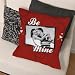 Be Mine Photo Personalized Throw Pillow