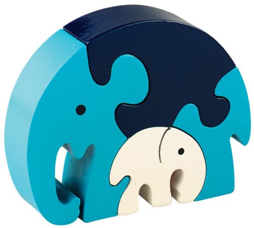 Childrens Toyshop  Toys : Elephant and Baby Puzzle