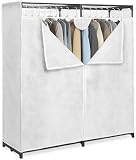 Whitmor White Clothes Closet Extra Wide