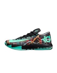 Shoes: Nike KD VI Illusion All Star Men Sneakers Green Glow-Black 647781-930 (SIZE: 10)