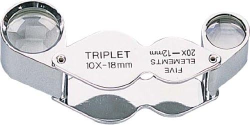 TRIPLET LOUPE10X 10MM 20X 12M