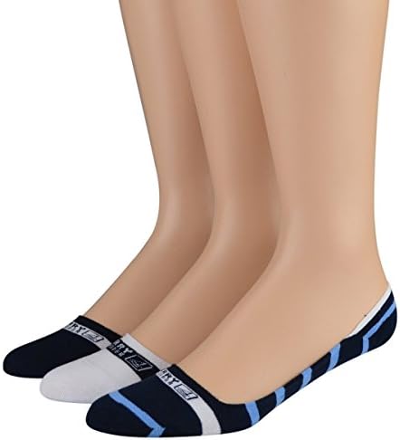 Sperry Top-Sider Men's Socks Signature Invisible Liner Navy/Marina 3pairs - Small/Medium