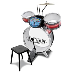 Bontempi JE5690 Rock Drummer Electronic Drum Set with Stool
