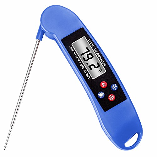 Ecandy Electronic Digital BBQ Meat Thermometer, Instant & Accurate