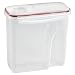 Sterilite Ultra Seal 24-Cup Dry Food Container See-Through Lid and Base with Red Rocket Accents, 6-Pack
