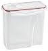 Sterilite Ultra Seal 24-Cup Dry Food Container See-Through Lid and Base with Red Rocket Accents, 6-Pack