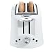Kitchen & Housewares : H.BEACH DIECAST TOASTER AUTO OFF WHITE 2 SL.