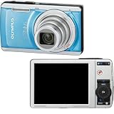 Olympus Stylus 7040 - Digital camera - compact - 14.0 Mpix - optical zoom: 7 x - supported memory: SD, SDHC - light blue