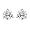 18k Yellow Gold Round Basket Setting 3-Prong Diamond Stud Earrings (1/2 cttw, G-H Color, SI1- SI2 Clarity)