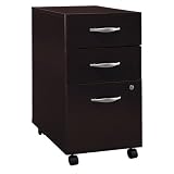 Series C: 3-Drawer File Cabinet - Mocha Cherry