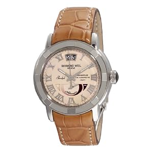Raymond Weil Men's 2843-STC-00808 Parsifal Automatic Power Reserve Beige Dial Watch