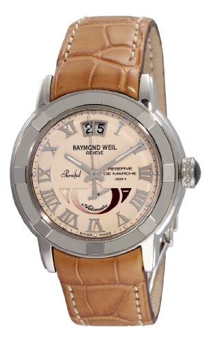 Raymond Weil Men's 2843-STC-00808 Parsifal Automatic Power Reserve Beige Dial Watch