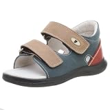 Naturino Infant/Toddler Color Block Sandal,Navy/Sand/Red,22 EU (US Toddler 6 M)