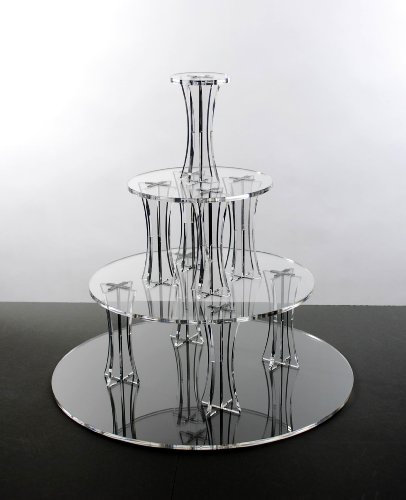 CUPCAKE STAND - Wedding cake stand 4 tier Round