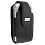 BlackBerry Curve Leather Holster with Swivel Belt Clip (Black)