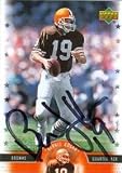 Bernie Kosar Autographed/Hand Signed Football Card (Cleveland Browns)
