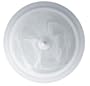 GE 49795 Ceiling Light, Glass Dome with Metal Base, Fluorescent 55 Watt