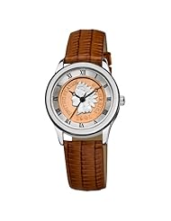 August Steiner Womens CN005S-AS Round Indian Head Penny Collectors Silver-tone Coin  Watch