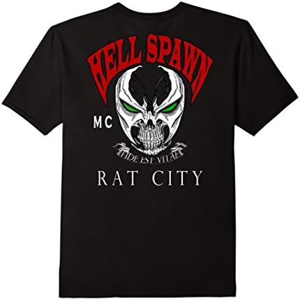 Men's Spawn - HellSpawn Biker Patch Medium Black