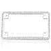License 2 Bling l2b-mtr-cr-ice Genuine Motorcycle License Plate Frame with Ice Swarovski Crystals