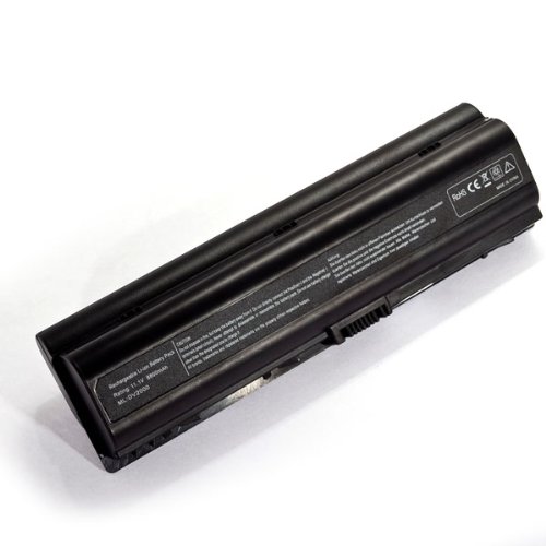Floureon Battery + Micro USB SD Use strategy act openly Reader for HP Pavilion dv6500 dv6600 dv6700 dv6800 dv6900 Laptop Replacement 411462-421 411463-251 417066-001 EV088AA EV089AA EX940AA EX941AA HSTNN-DB32 HSTNN-LB31 [8800mAh/12-Stall]