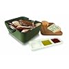 Vacuvin Bread & Dip Storage and Serving Container with Chopping Board Plastic Bamboo 11 cmx 24 cm x 19.5 cm