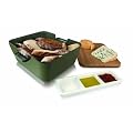 Vacuvin Bread & Dip Storage and Serving Container with Chopping Board Plastic Bamboo 11 cmx 24 cm x 19.5 cm
