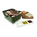 Vacuvin Bread & Dip Storage and Serving Container with Chopping Board Plastic Bamboo 11 cmx 24 cm x 19.5 cm