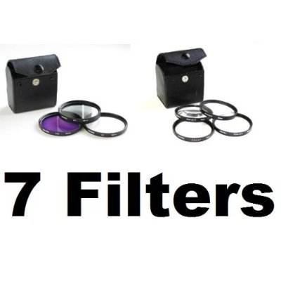 7pc 52mm Filter Kit - Four Macro Filters, UV, FLD and Polarizing Filters for Nikon D40 D40X D50 D60 D70 D80 and ANY 52mm Camera Lens!