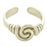Claddagh Sterling Silver Swirl Toe Ring