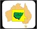 Mouse Pad with Australia, country, map, nation, Wales, New, South