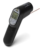 I.R.K. Professional Industrial Instant Read Digital Infrared Thermometer with Built-in laser + Type K TC input for interchangeable type K probes