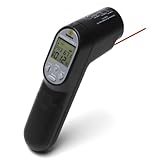 I.R.K. Professional Industrial Instant Read Digital Infrared Thermometer with Built-in laser + Type K TC input for interchangeable type K probes
