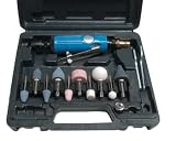 Guede 15 tlg. Druckluft-Einhandstabschleifer-Set 40032