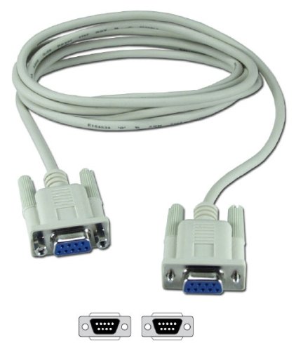 Childrens Toyshop  Electronics : FPUK Serial Null Modem Cable DB9F to DB9F RS232/RS-232