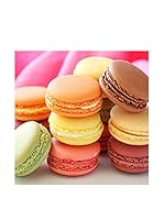 CM Creation Cuadro Vidrio Macarons 30X30 Multicolor