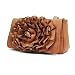 Blooming Flower Clutch Shoulder Handbag (Desert Orange)